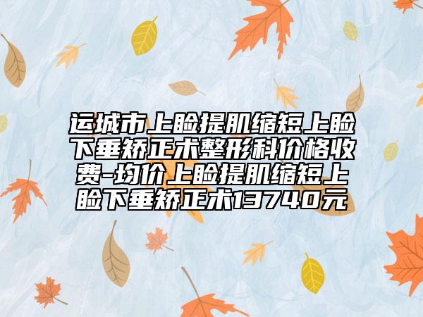 運城市上瞼提肌縮短上瞼下垂矯正術(shù)整形科價格收費-均價上瞼提肌縮短上瞼下垂矯正術(shù)13740元
