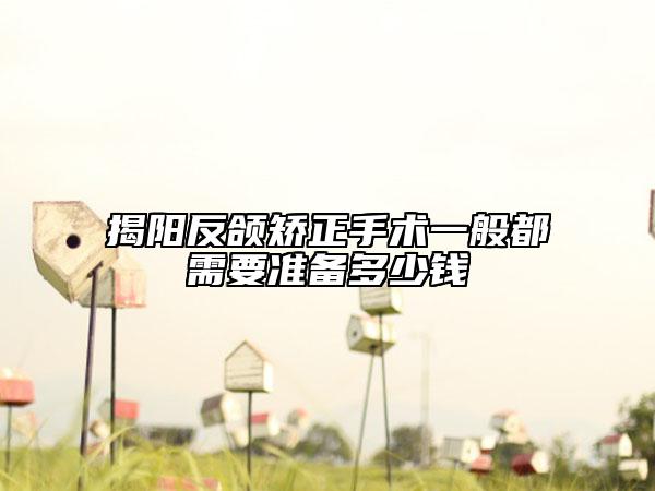 揭陽反頜矯正手術(shù)一般都需要準(zhǔn)備多少錢