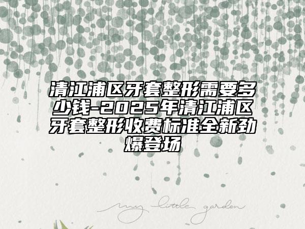 清江浦區(qū)牙套整形需要多少錢-2025年清江浦區(qū)牙套整形收費標準全新勁爆登場